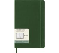 Moleskine Agenda Semainier 2023-2024, 18 Mois, Grand Format, Couverture Rigide (13 X 21 Cm), Vert Myrte