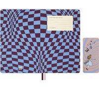 Moleskine Alice im Wunderland 12 Monate Tageskalender 2027, L/A5, 1 Tag = 1 Seite, fester Einband
