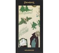 Moleskine Lot d'Autocollants Le Seigneur des Anneaux, 3 Feuilles d'Autocollants en Plastique PET avec Bords Transparents et Détails en Feuille d’Or, Terre du Milieu