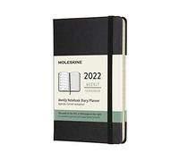 Moleskine 12 Monate Wochen Notizkalender 2022, Pocket/A6, 1 Wo