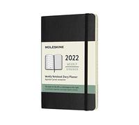Moleskine Weekly Pocket Diary Black 2022 Book NEUF