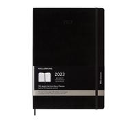 Agenda scolaire Moleskine 2023 Semainier Pro Vertical A4 Rigide Noir Noir G
