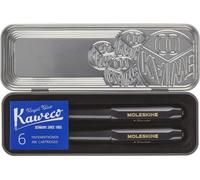 Moleskine Kaweco noir stylo plume et stylo bille