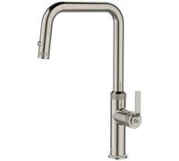 Molette mitigeur évier à douchette extractible façon inox Essebagno