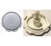 Molette ronde pour râpe à fromage électrique Imetec Dolcevita D56650, 7126C Blanc crème