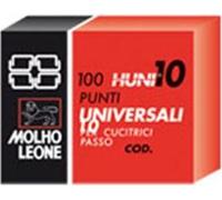Molho Leone Universal Metallic Stitches Pitch 10 - 10000 pièces - Fournitures de bureau