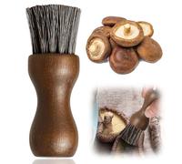 MOLIMOLI Brosse à Champignons et légumes, Couteau avec Pinceau, Champignons, Pommes de Terre, Cuisine pour (girolles), Poils naturels, résistant la Chaleur,