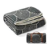 Molithe Couverture 100 % laine 157,5 x 218,4 cm, chaude, épaisse, lavable, couverture militaire, idéale pour le camping, l'extérieur, les événements sportifs, les kits de survie