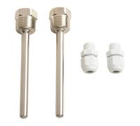 Moliuoly 2 pièces Thermowell G 1/2 pour filetage de 5,1 cm | Affiche les variations sans déplacement ; retour uniforme ; observation confortable ; pour des tests récurrents en