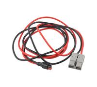 Moliuoly Anderson Rallonge 50 A vers 45 A 1,8 m, tresse en cuivre 10 AWG avec contacts argentés, boîtier en polycarbonate ignifuge, fiche à raccord rapide pour chariots élévateurs, panneaux solaires