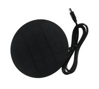 Moliuoly Chargeur de panneau solaire 1,2 W avec sortie de type C pour lampes et rideaux - 110 mm