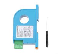 Moliuoly Commutateur de détection de courant CC 0-50A/0-100A avec réglage de retard 0-99s, affichage LED pour seuil, capteur DIN traversant pour rail de 35 mm, modèle D360/D366/D505/D506(D505-0-30A DC