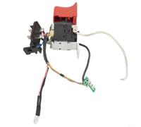 Moliuoly Interrupteur pour perceuse-visseuse sans fil BS 10,8 V et 12 V, interrupteur à pression de rechange 7,2-24 V 16 A, accessoires pour outils électriques, noir (C)