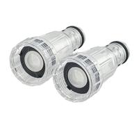 Moliuoly Lot de 2 adaptateurs de filtre à eau haute pression pour lavage de voiture, adaptateur en plastique pour canon à mousse et nettoyeur à pression, économise du temps de l'eau, montage facile