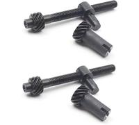 Moliuoly Lot de 2 vis de réglage de la tension de chaîne pour tronçonneuse 25-26 cc en métal - Tension automatique - Compatible avec Timberpro 26 cc Lawnflite, Carlton Painer