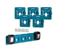 Moliuoly Lot de 5 porte-outils pour batterie Makita 18 V BL1860 | Accélère les manipulations récurrentes ; support stable de la pièce ; changement d'outil facile ; dans des positions