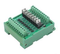 Moliuoly Module d'extension PLC DC à 8 canaux pour sortie NPN 5 A 12/24 VDC, isolation d'optocoupleur, montage sur rail DIN, commandes SPS pour l'automatisation industrielle