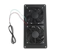 Moliuoly Panneau solaire 30 W pour ventilateur extracteur | placement facile ; rend les longs trajets plus agréables ; alignement flexible ; pour siège arrière et zone de couchage