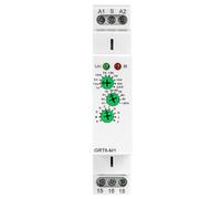 Moliuoly Relais temporel multifonction GRT6-M1 avec 10 modes de réglage, plage de temps de 0,1 s à 10 jours, contact 1CO+1NO, CA 220 V et CC 24-240 V, affichage LED, bouton rotatif