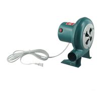Moliuoly Ventilateur électrique 100 W, ventilateur centrifuge avec moteur en cuivre, 2800 tr/min pour forgeur, four, barbecue au charbon de bois et barbecue extérieur, boîtier en métal, bleu (30 W)