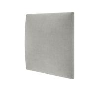 mollis homelike interiors STEGU Basic 1, Panneau Mural Rembourré, Coussin Mural comme Tête de Lit pour Lit, Lambris 3D avec Mousse, Réduit Le Bruit et Améliore L'acoustique, 30 x 30 cm, Argenté