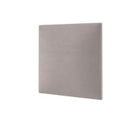 MOLLIS Panneau Rembourré, Panneau Mural Carré et Décoratif, Convient comme Tête de Lit ou Protection Contre Les Chocs, Réduit Le Bruit et Améliore L'acoustique, en Mousse, 30 x 30 cm, Beige