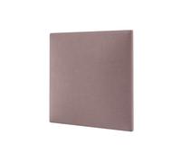 MOLLIS Panneau Rembourré, Panneau Mural Carré et Décoratif, Convient comme Tête de Lit ou Protection Contre Les Chocs, Réduit Le Bruit et Améliore L'acoustique, en Mousse, 30 x 30 cm, Rose