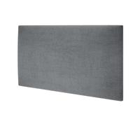 MOLLIS Panneau Rembourré, Panneau Mural Rectangulaire et Décoratif, comme Tête de Lit ou Protection Contre Les Chocs, Réduit Le Bruit et Améliore L'acoustique, en Mousse, 60 x 30 cm, Anthracite