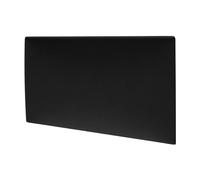 MOLLIS Panneau Rembourré, Panneau Mural Rectangulaire et Décoratif, comme Tête de Lit ou Protection Contre Les Chocs, Réduit Le Bruit et Améliore L'acoustique, en Mousse, 60 x 30 cm, Noir