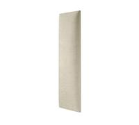 MOLLIS Panneau Rembourré, Panneau Mural Rectangulaire et Décoratif, comme Tête de Lit ou Protection Contre Les Chocs, Réduit Le Bruit et Améliore L'acoustique, en Mousse, 60 x 15 cm, Sable