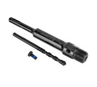 Mollom Tige de raccord SDS Plus 160 mm avec foret pilote | Vis antidérapantes spéciales pour scie à trépane béton, ciment et maçonnerie