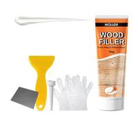 MOLLOR Mastic pour bois tout usage, 150 g, mastic de réparation pour trous, restaure rapidement tous les meubles en bois cassés et défectueux, kit de réparation de cadre de porte tachable