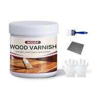MOLLOR Vernis à bois | Mat | Revêtement transparent à base d'eau | Enduit pour bois pour meubles d'intérieur et d'extérieur | Parfait pour chaises, tables, armoires | 1 kg