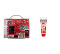 MOLLY Kit de 20 Chevilles de Fixation - 10 Chevilles 4x33mm et 10 Chevilles 5 x 36mm + Pince de Pose & Sader Rebouche Tout - Enduit de Rebouchage Intérieur Prêt à l’Emploi - Tous Supports