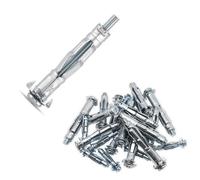 Molly Lot de 30 boulons Molly pour cloison sèche en acier zingué robuste (M4-32)