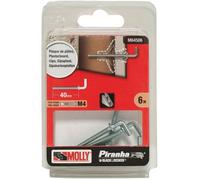 MOLLY Lot de 6 Gonds pour Cheville - 4 x 40 mm