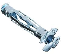 Molly M101025-XJ Multi Chevilles métal avec vis agglo, Gris, Set de 25 Pièces