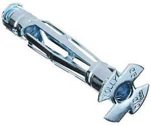 Molly M101025-XJ Multi Chevilles métal avec vis agglo, Gris, Set de 25 Pièces