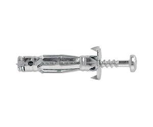 Molly M101050-XJ Molly Multi Chevilles métal avec vis agglo, Gris, Set de 50 Pièces