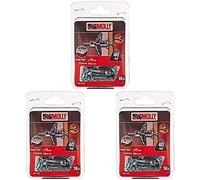 Molly M11110-XJ Chevilles métalliques à expansion avec vis M5 Ø11mm, 5 x 36 mm, Gris, Set de 16 Pièces, Paquet de 3