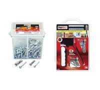 Molly M71020X-XJ Seau de 100 Chevilles, Gris & M71931-XJ M71931 Kit d'Outils Gris
