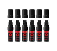 Molotow Masterpiece Coversall Lot de 6 marqueurs permanents rechargeables 460 PI 15 mm Noir signalisation