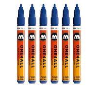 Molotow mo127206 ONE4all 127hs # 204 pour charpentier, echtblau, 6 Paquet