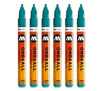 Molotow mo127221 ONE4all 127hs # 206 pour charpentier, lagunenblau, 6 Paquet