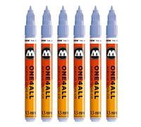Molotow mo127428 ONE4all 127 HS HSS-Co # 209 pour charpentier, blauviolet Pastel, 6 Contenu du