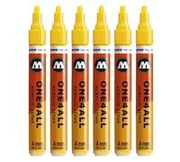 Molotow mo227201 ONE4all 227hs pour charpentier, zinkgelb, 6 Paquet