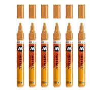 Molotow mo227225 ONE4all 227hs pour charpentier, ockerbraun clair, 6 Paquet