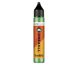 Molotow mo693226 Refill ONE4all, encre de recharge pour marqueurs permanents 30 ml 1 pièce métallique vert clair