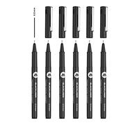 Molotow mo703206 blackliner 0, 5 mm, 6 VE Noir