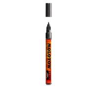 Molotow ONE4ALL 127HS-CO Crayon de couleur avec pointe croisée de 1,5 mm Noir métallisé
